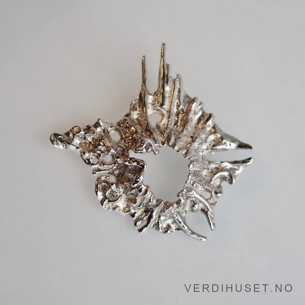 Hovedbilde Brosje i sølv - Juhls, Kautokeino