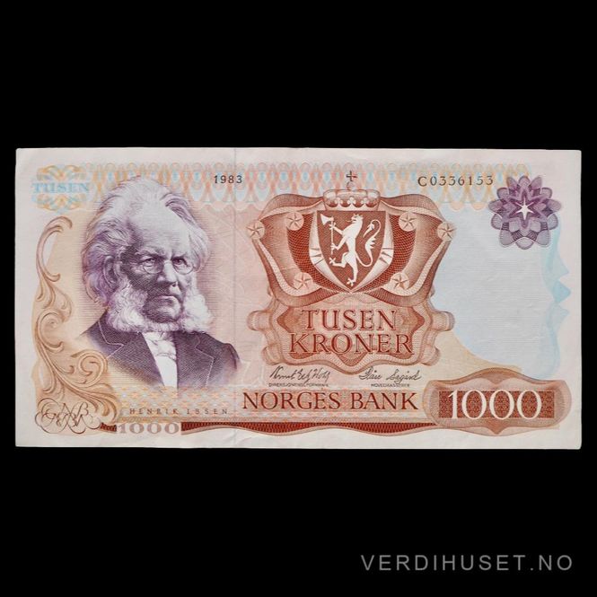 Hovedbilde 1000 Kr 1983 C Kv g 1+ (C0336153)