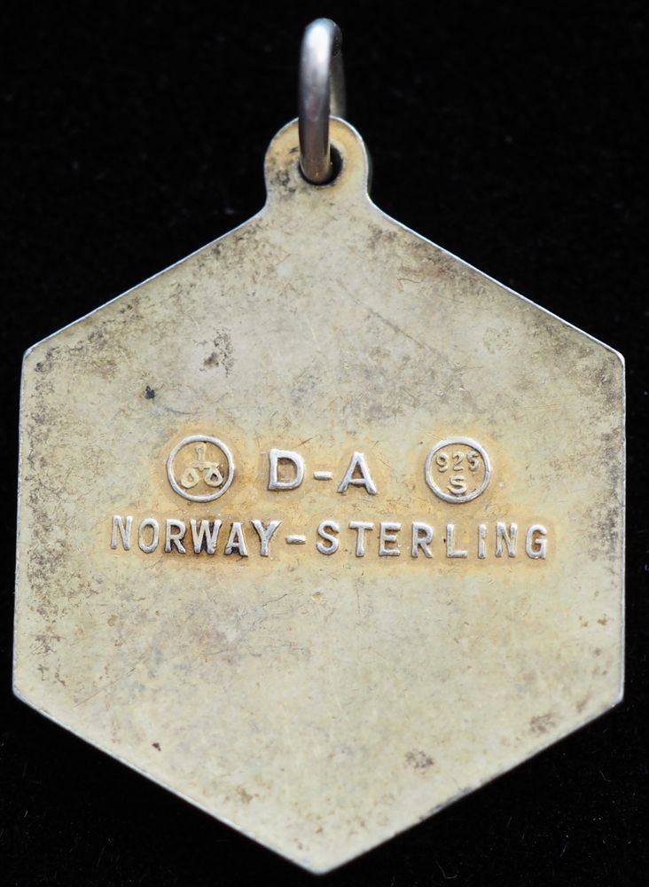 Anheng i sølv med emalje, Stjernetegn Jomfruen - D-A