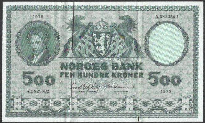Hovedbilde 500 Kr 1975 A Kv  g1  (A.5823562)