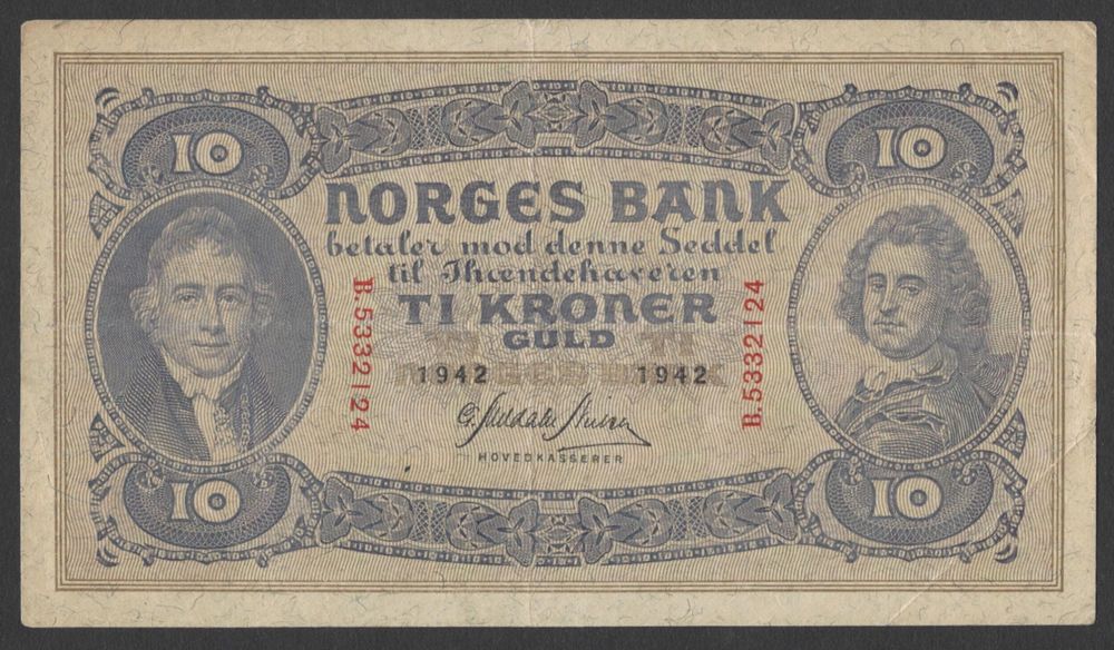10 kr 1942 B kv 1+ (B.5332124)