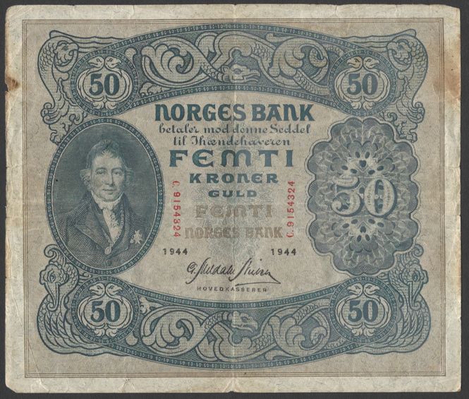 Hovedbilde 50 kr 1944 C kv 1- (C.9154324)
