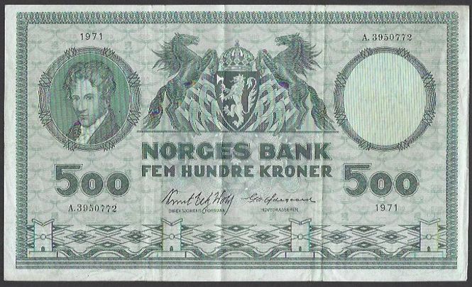 Hovedbilde 500 Kr 1972 A kv gF (A.4390595)