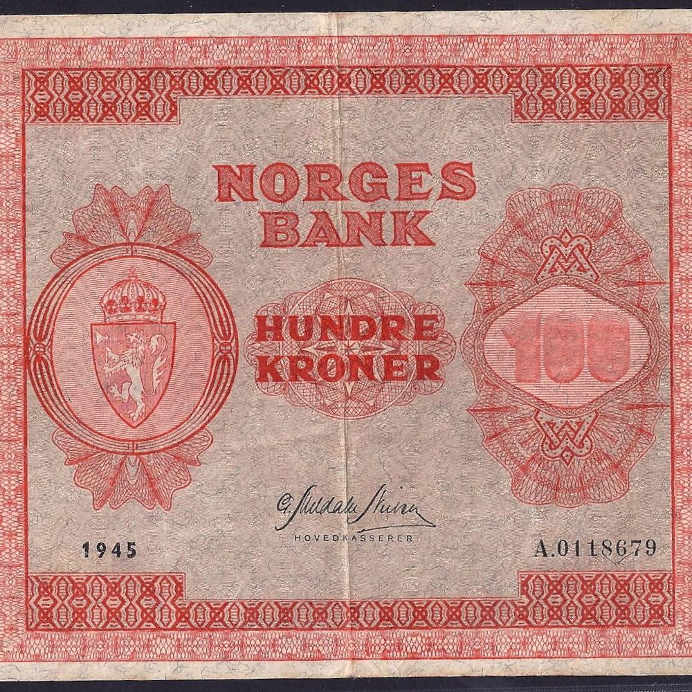 100 kr 1945 A Kv 1+ (A.0118679)