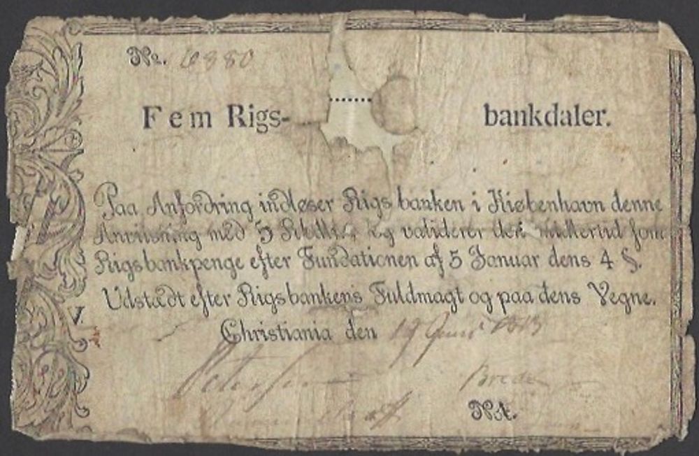 5 Rigsbankdaler 1813