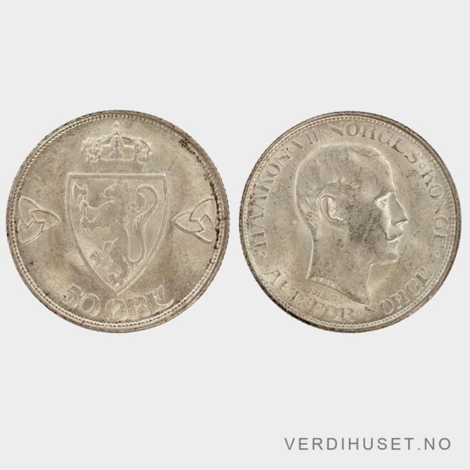 Hovedbilde 50 Øre 1918 Kv 0