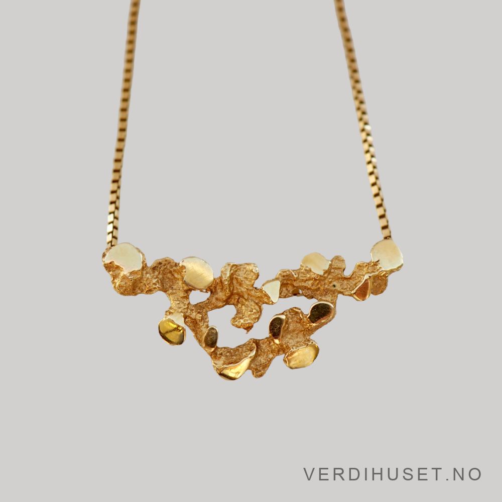 Halssmykke i 14 K gull