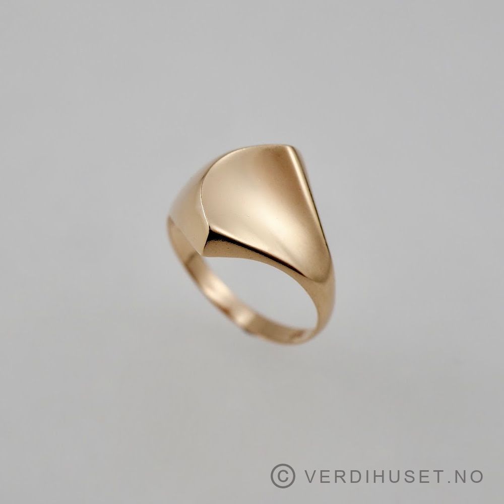 Ring i 9 K gull 