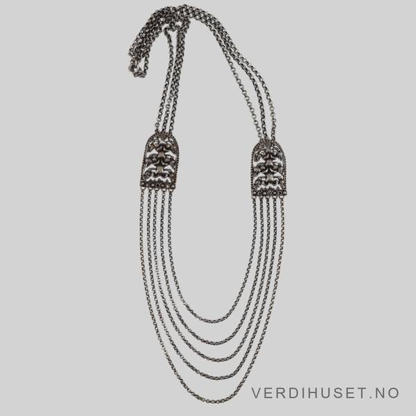 Hovedbilde Halssmykke i sølv - D-A