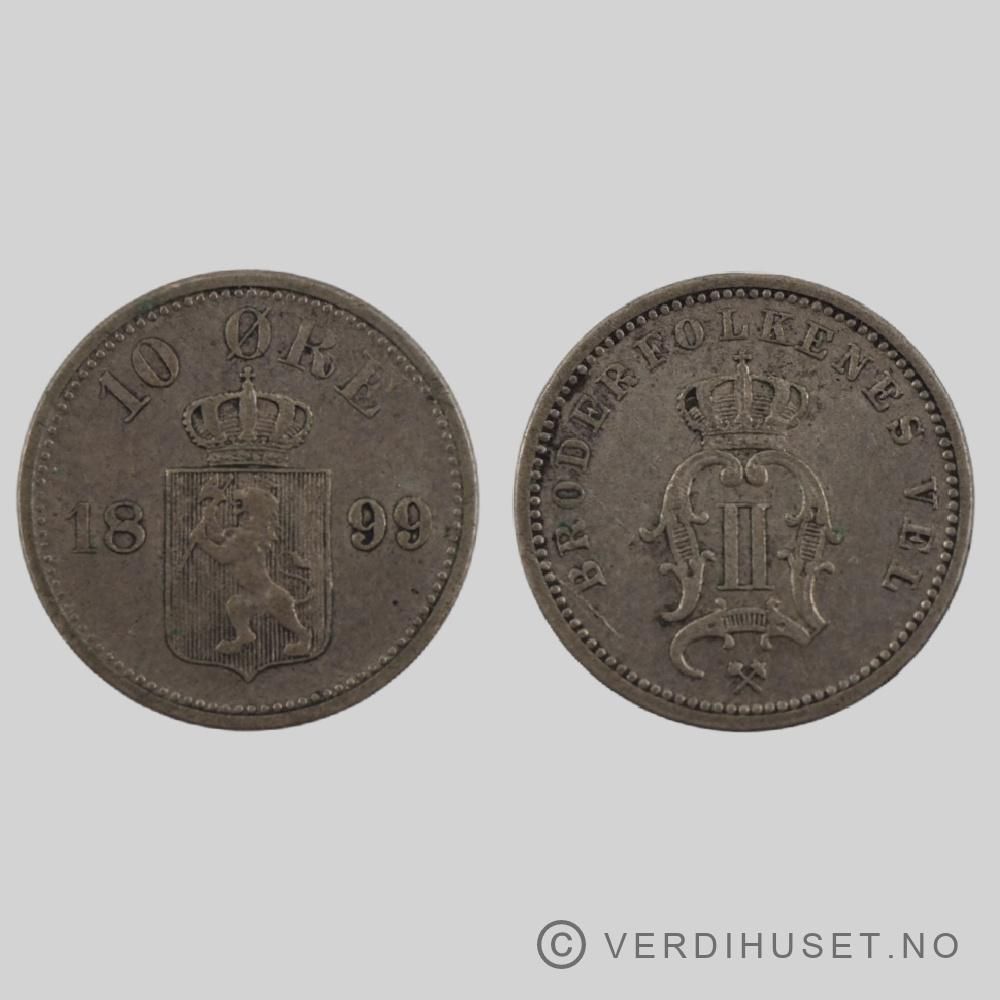 10 øre 1899 Kv 1+