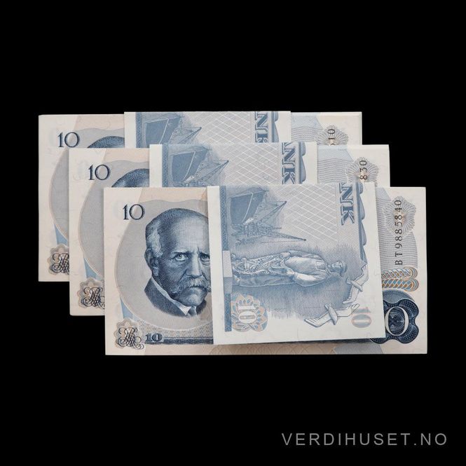 Hovedbilde 10 kr 1982 BT (BT.9885840 -10) 30 stk i rekke