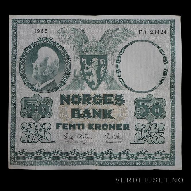 Hovedbilde 50 Kr 1965 F Kv 1 (F.3123424)