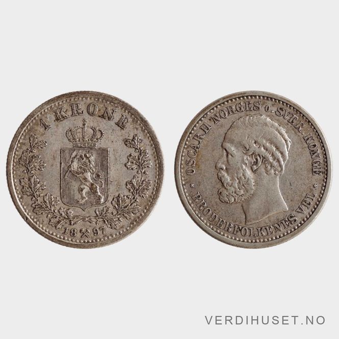 Hovedbilde 1 Kr 1897 Kv 1+