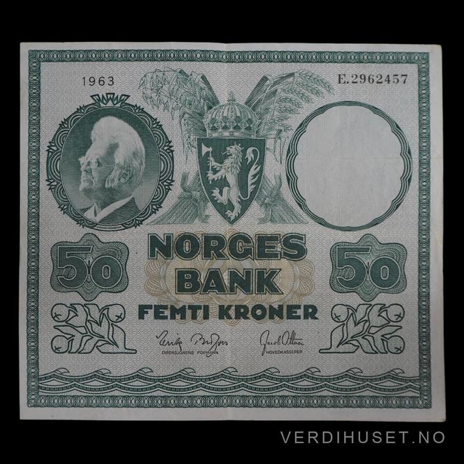 Hovedbilde 50 kr 1963 E Kv g1 (E.2962457)