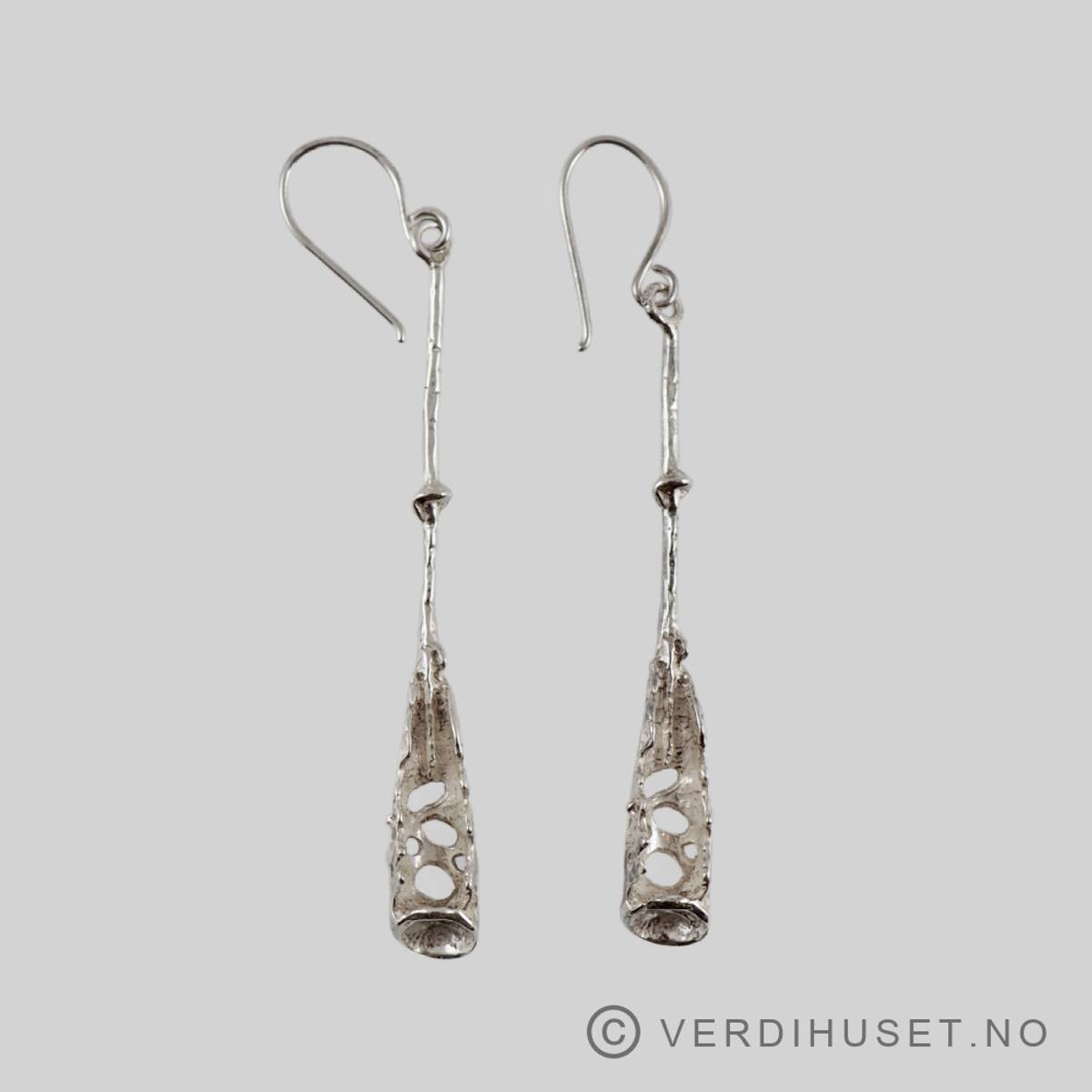 Ørepynt i sølv - Juhls, Kautokeino