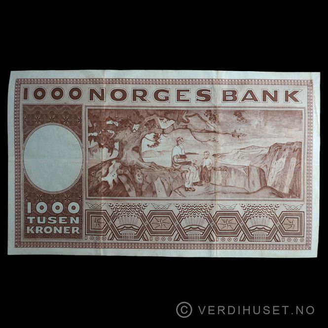 Hovedbilde 1000 Kr 1962 A Kv s1+  (A.2100672)