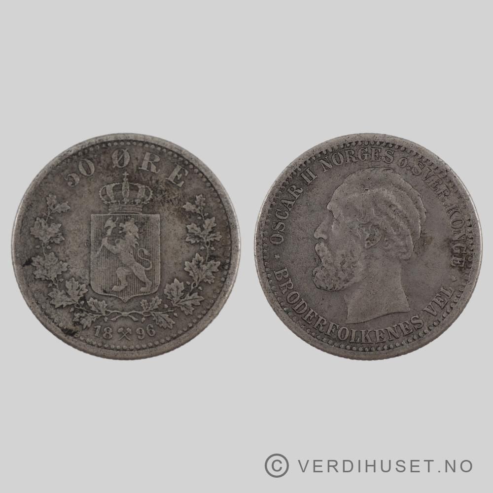 50 øre 1896 Kv 1 