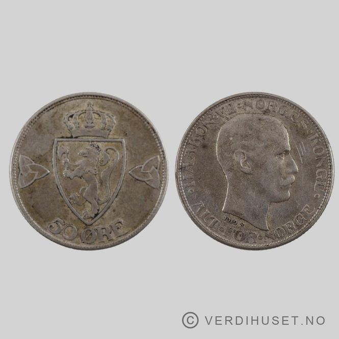 Hovedbilde 50 Øre 1919 Kv 1+