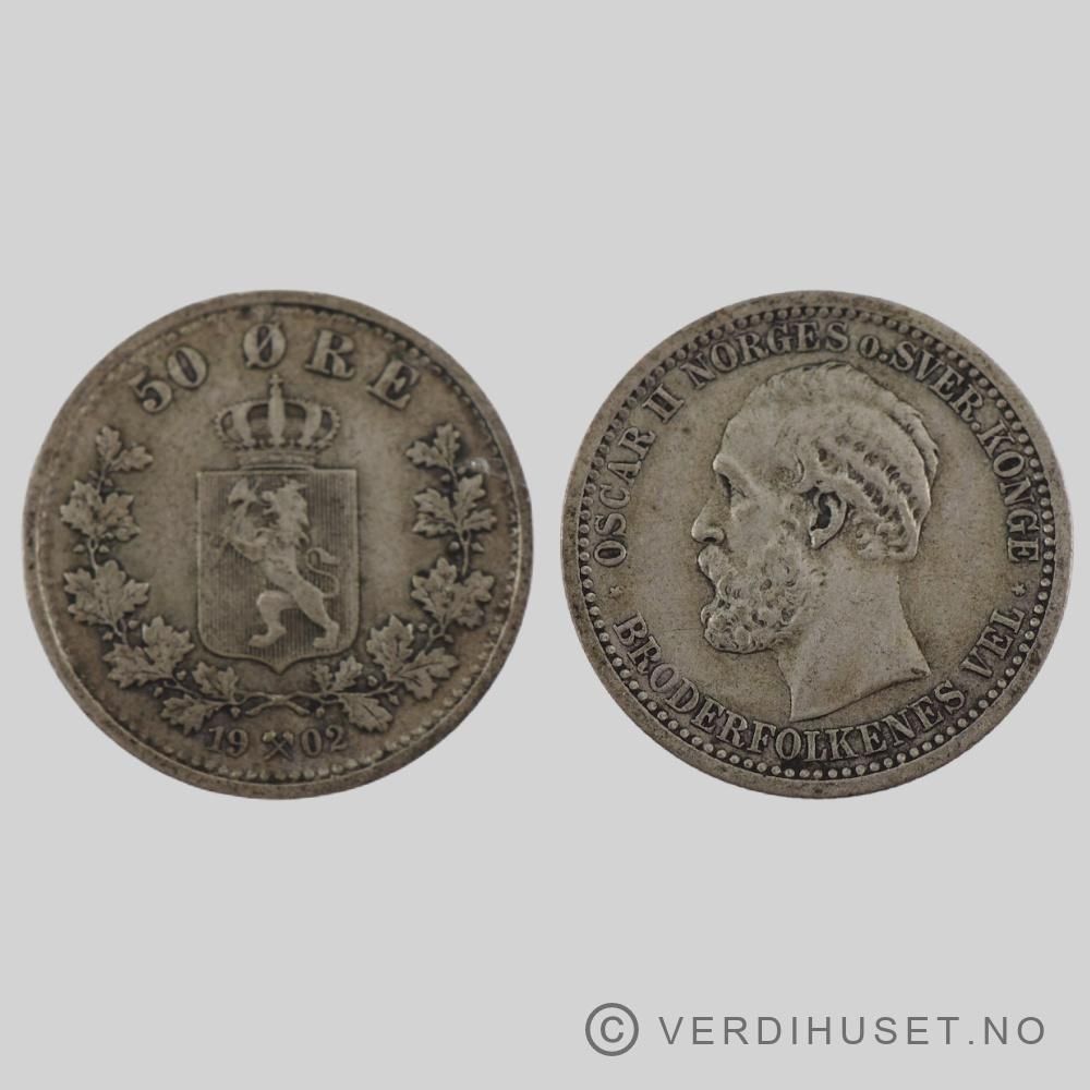 50 Øre 1902 Kv 1