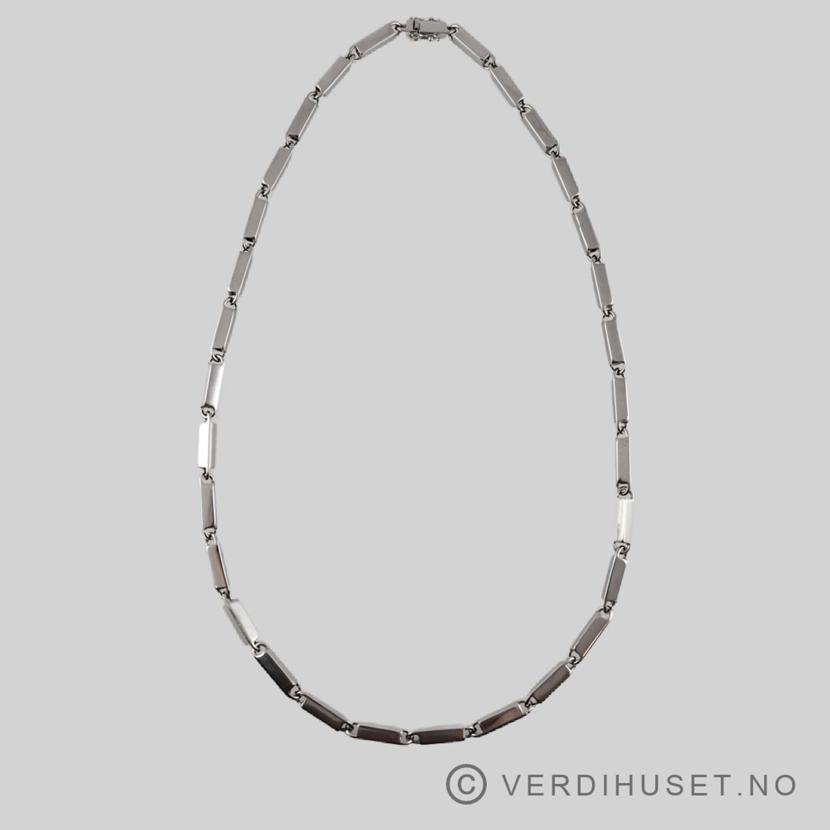 Halssmykke i 14 K hvitt gull