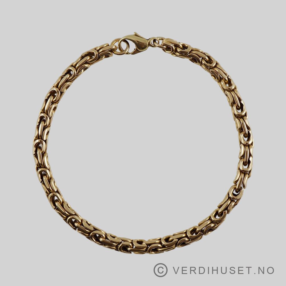 Armbånd i 14 K gull