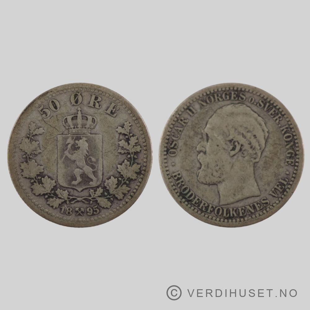 50 Øre 1895 Kv 1-
