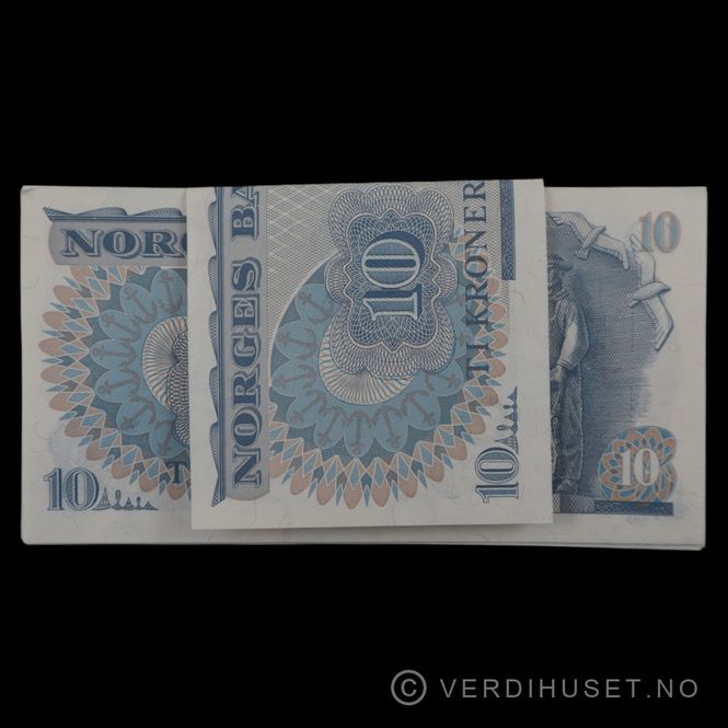Hovedbilde 10 kr 1981 BR (BR.6026416  -25) 10 stk i rekke