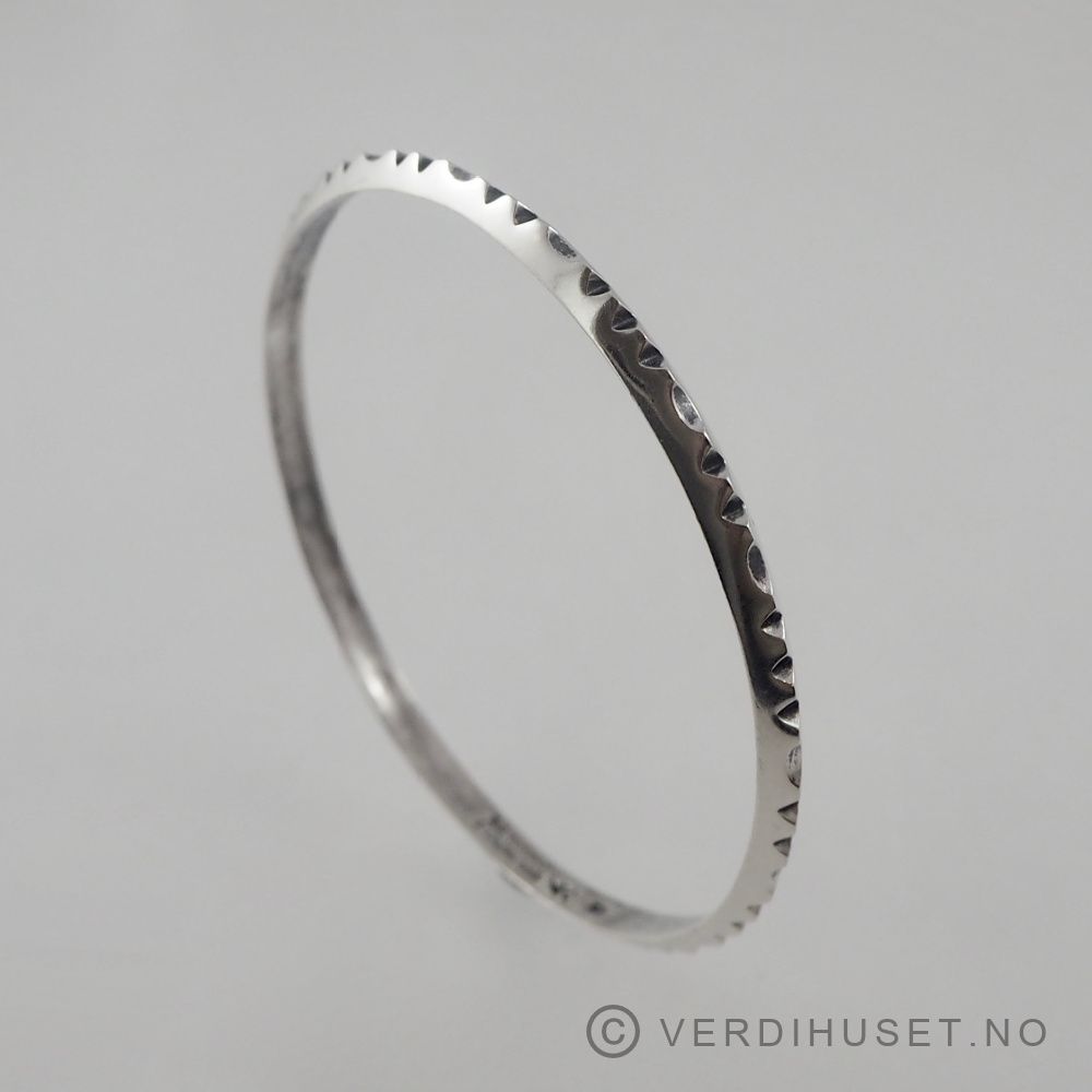 Armring i sølv - Plus/Norway Designs