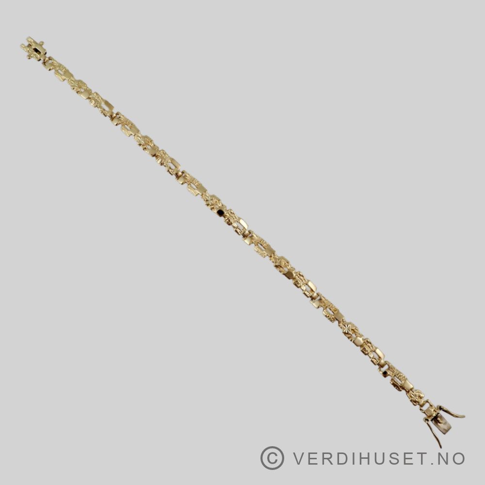 Armbånd i 14 K gull