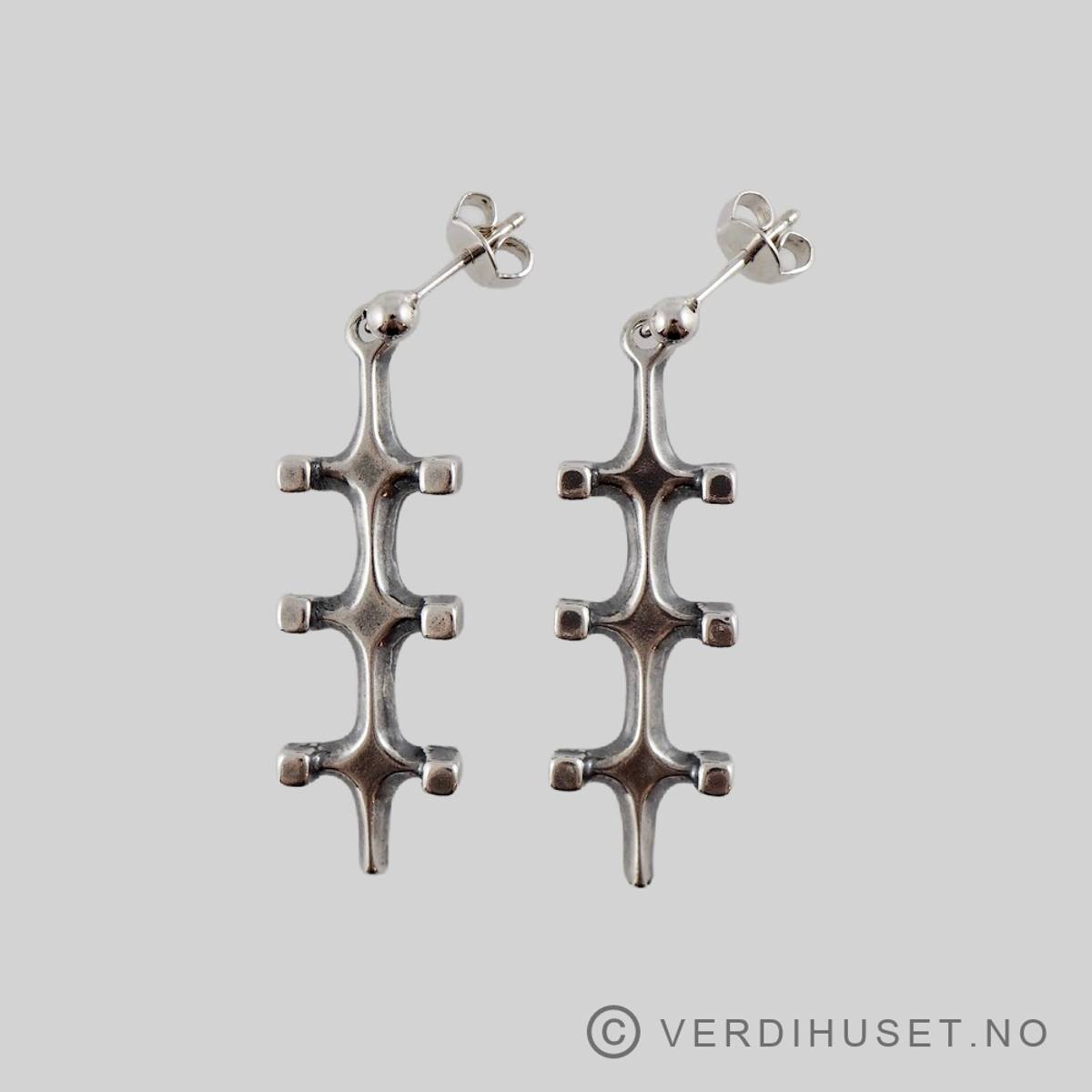 Ørepynt i sølv - Uni D-A