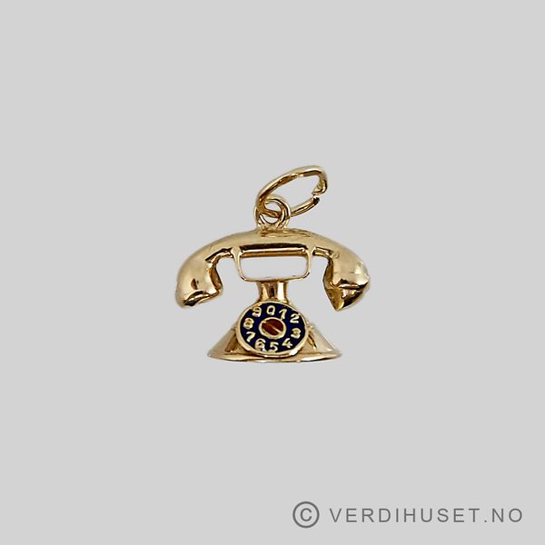 Hovedbilde Charm i 14 K gull - Telefon