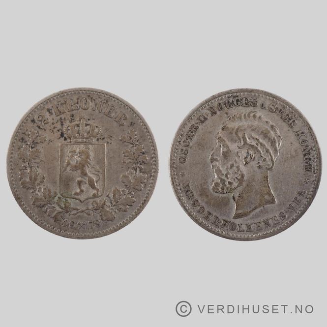 Hovedbilde 2 kr 1878 kv s1+
