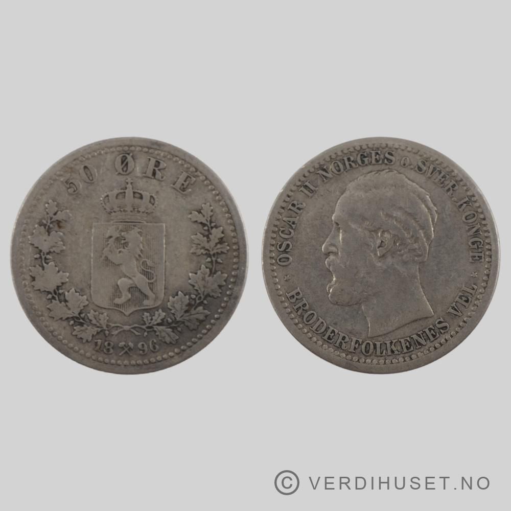 50 øre 1896 Kv 1-