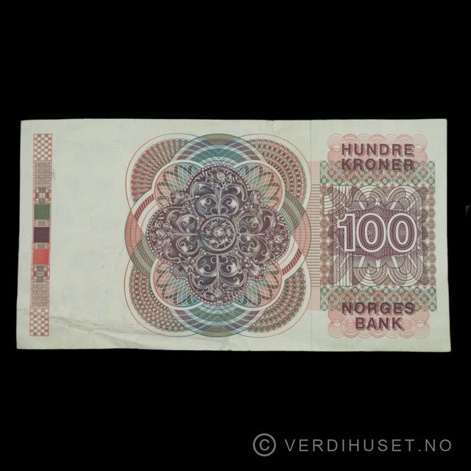 Hovedbilde 100 Kr 1977  Kv s1 (QE.0012909)