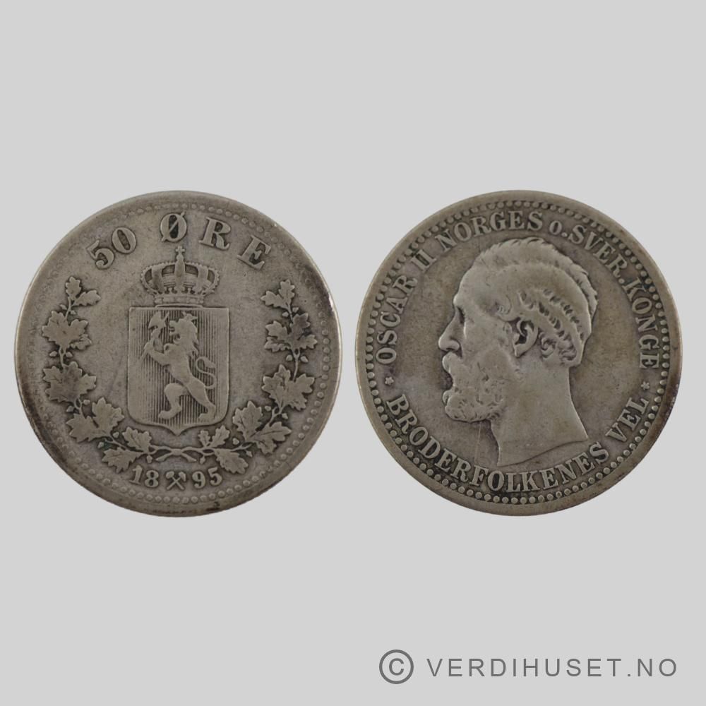 50 Øre 1895 Kv 1-