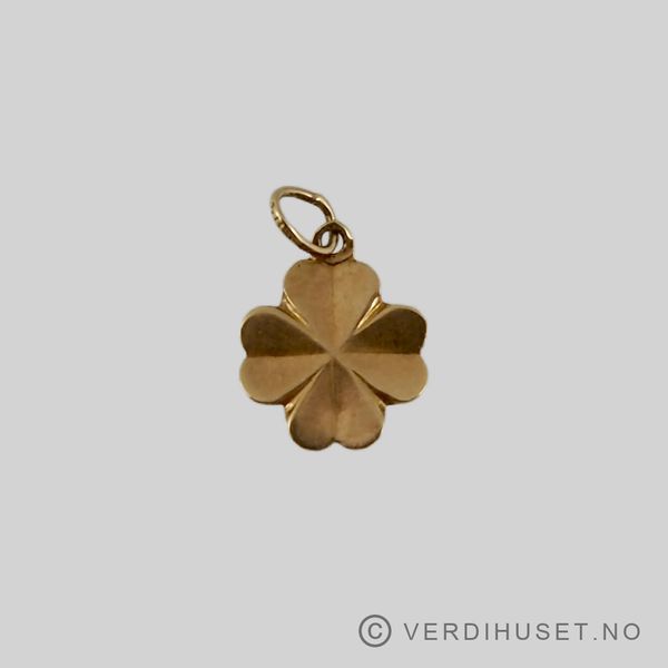Hovedbilde Charm i 14 K gull - Firkløver