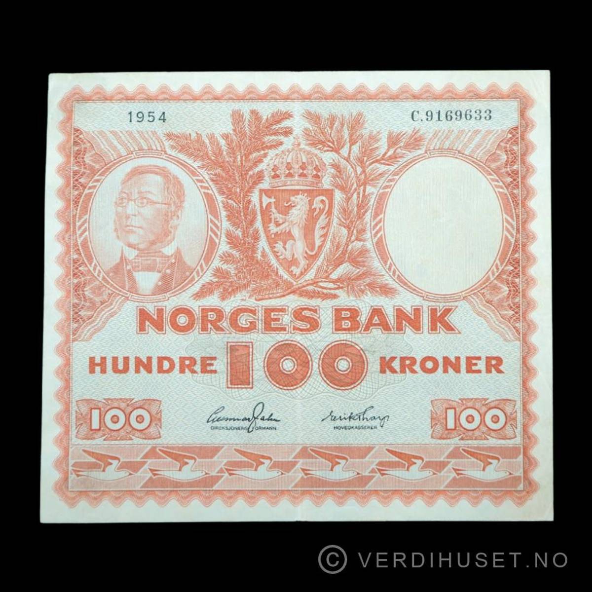 100 Kr 1954 C Kv 1 (C.9169633) - Verdihuset