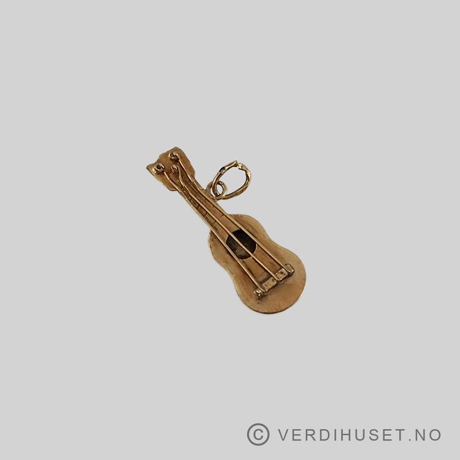 Hovedbilde Charm i 18 K gull - Ukulele