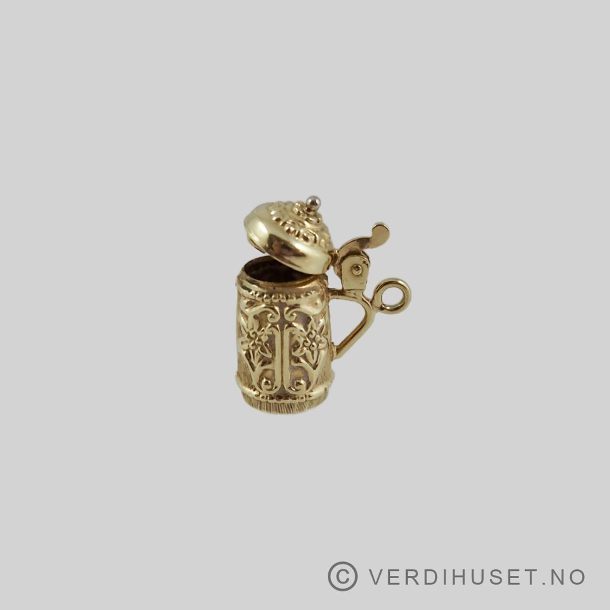 Charm i 14 K gull - Ølkrus