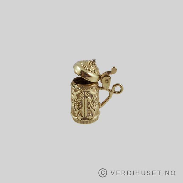 Hovedbilde Charm i 14 K gull - Ølkrus