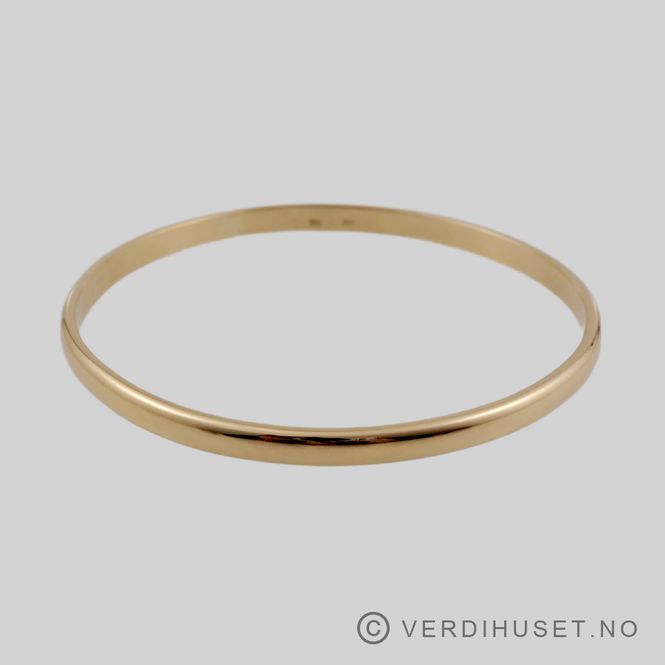 Hovedbilde Massiv armring i 14 K gull