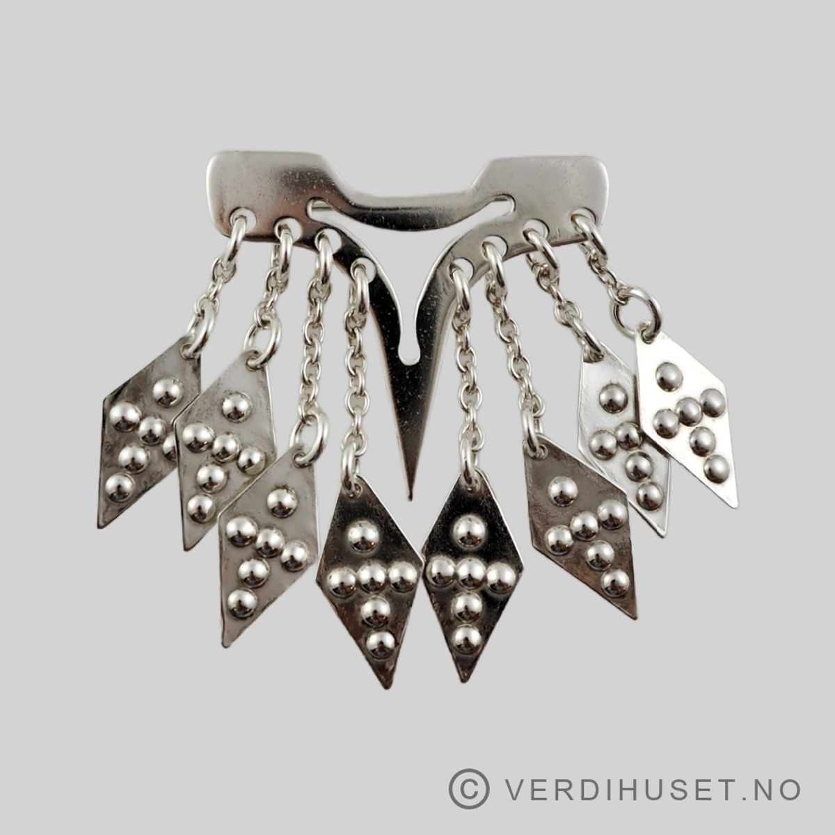 Brosje i sølv - Juhls, Kautokeino