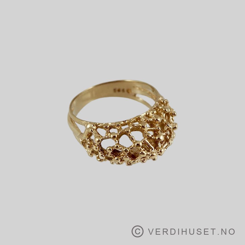 Ring i 14 K gull - Studio Else & Paul